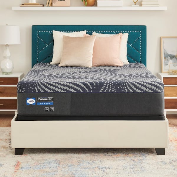 Beautyrest silver charcoal coast luxury outlet firm pillowtop king mattress