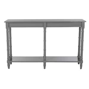 Noam 51 in. Gray Wood Console Table