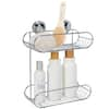 Bath Bliss 2-Tier Suction Cup Bathroom Baskets in Chrome 10086-CHR - The  Home Depot