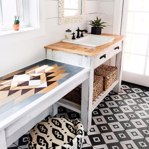 t♡ Merola Tile Twenties Vertex 7-3/4 in. x 7-3/4 in. Ceramic