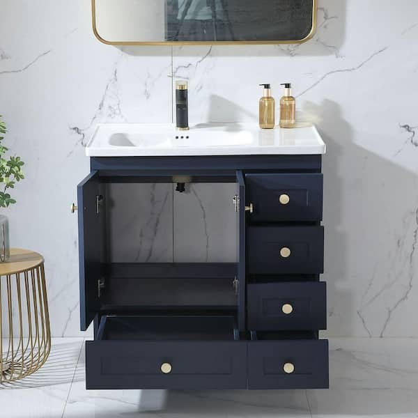 VC CUCINE 32 in. W x 18 in. D x 32 in . H Modern Bathroom Vanities