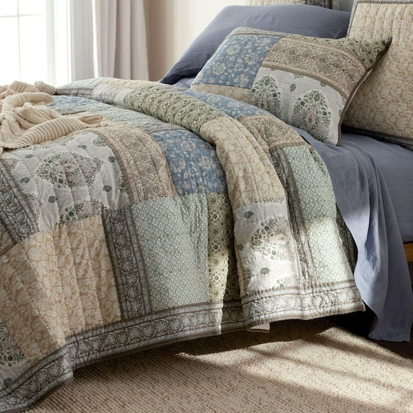 The Company Store Company Cotton Odesa Patchwork Multi Cotton Full
