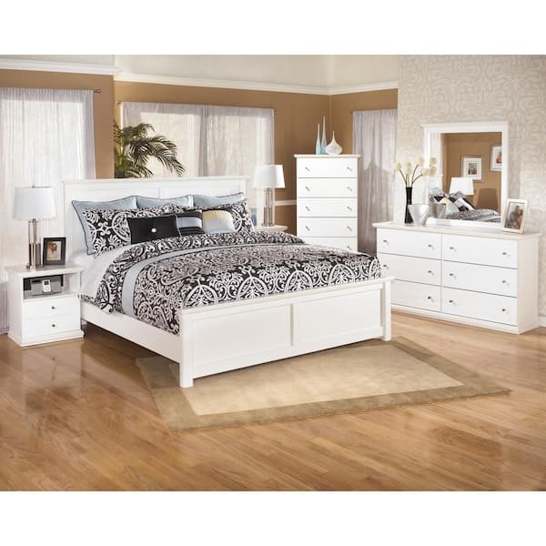 Signature Design by Ashley Bostwick Shoals White 1 Drawer 22.48 in. W Nightstands