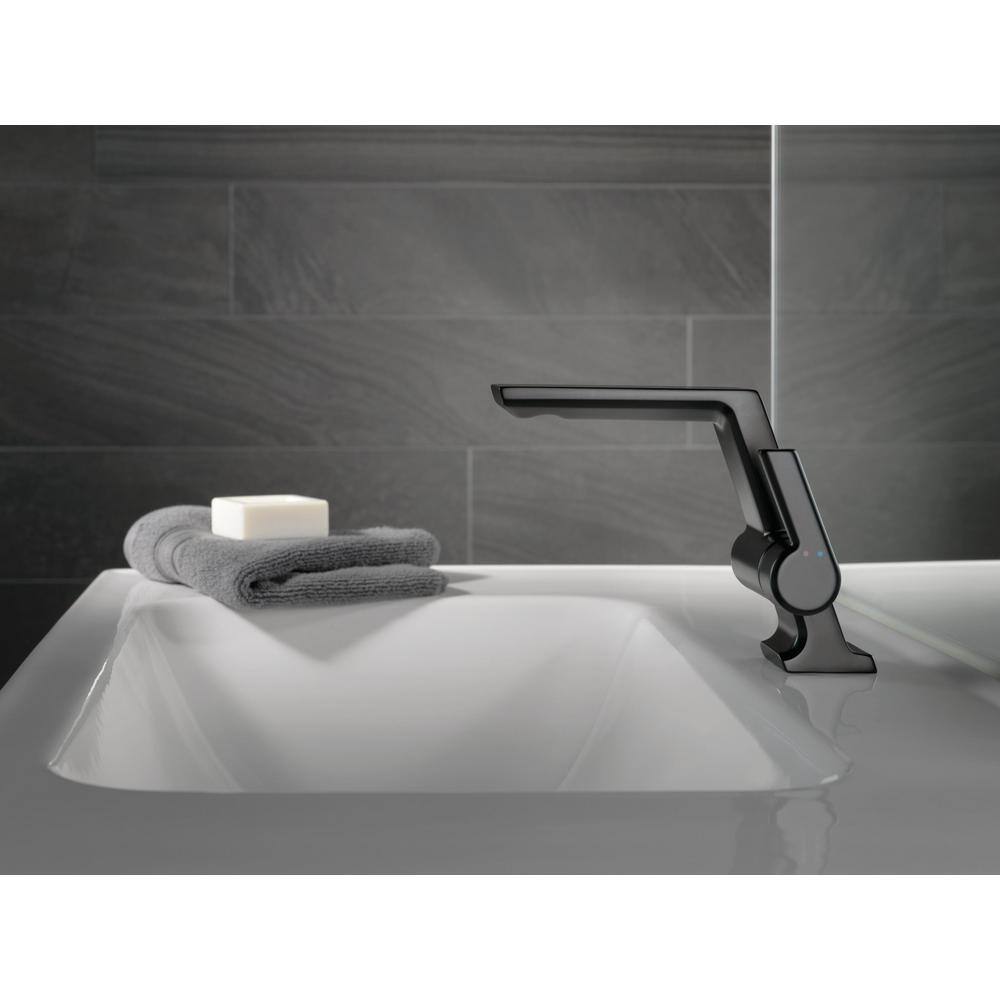 Sleek Modern Stainless Steel Single Hole Bathroom Faucet