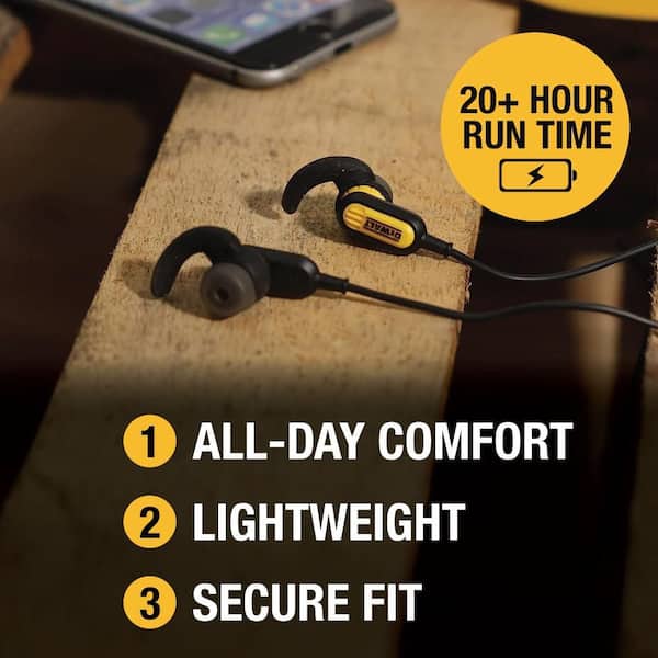 DEWALT イヤーマフ 防音 Bluetooth 付き DeWalt Wearable Bluetooth Wireless Speaker Ultra-Small