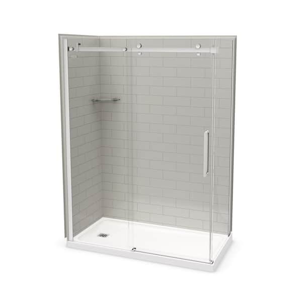 maoページ MAAX Himalaya 3 -Piece 38-in W x 38-in L x 74-in H Neo-angle