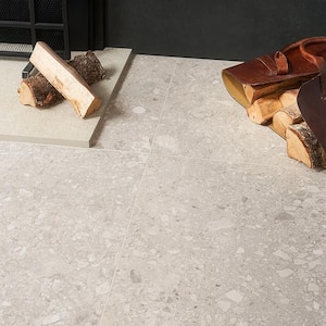 Rizzo 2.0 Gray 23.54 in. x 23.54 in. Matte Porcelain Floor and Wall Tile (11.62 sq. ft./Case)