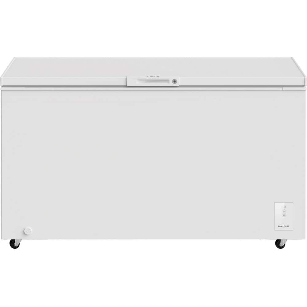 Frigidaire 20 cu. ft. CSA Listed Manual Defrost Garage Ready Chest Freezer in White with Freeze Boost