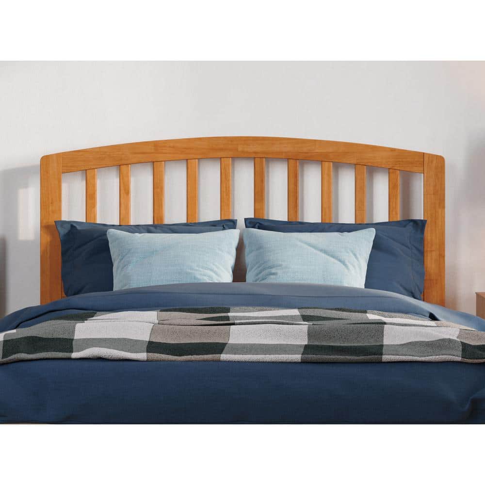 Richmond Full Light Toffee Solid Wood Mission Bed Frame