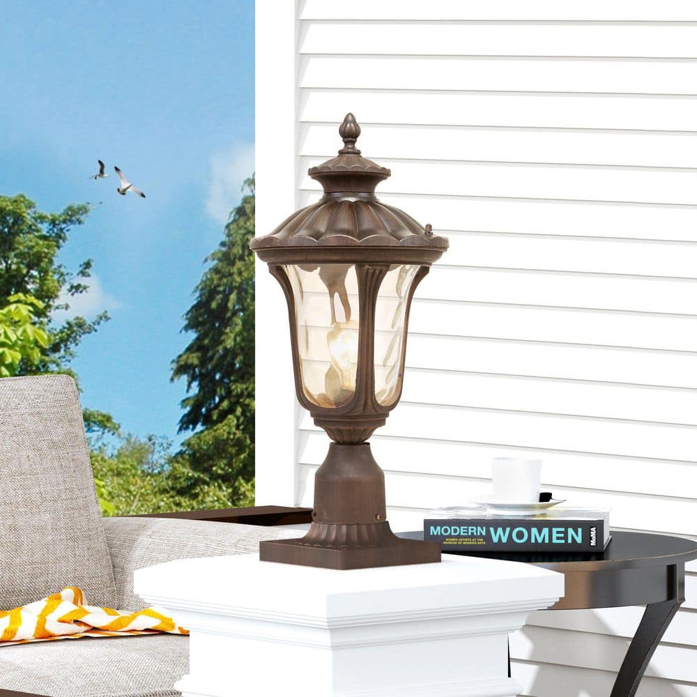 Whitingham 1-Light Imperial Bronze Cast Aluminum Hardwired Outdoor Waterproof Post Light price history on PriceWatchPro