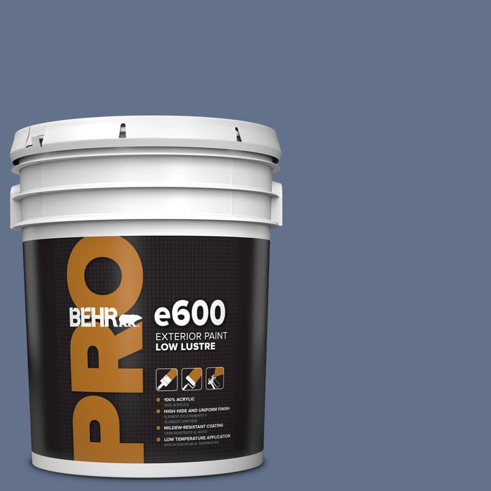 Reviews for BEHR PRO 5 gal. 600F6 Atlantic Blue Low Luster Exterior