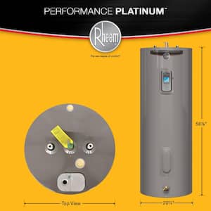 Performance Platinum 50 Gal. Tall 12 Year 5500/5500-Watt Elements Mobile Alert Compatible Electric Tank Water Heater