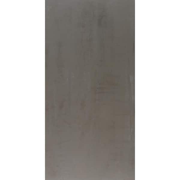 Ivy Hill Tile Forte 4 in. x 8 in. x 10mm Dark Gray Natural Porcelain Floor and Wall Tile Sample