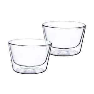 17.2 fl. oz. Clear Glass Bistro Bowls (Set of 2)