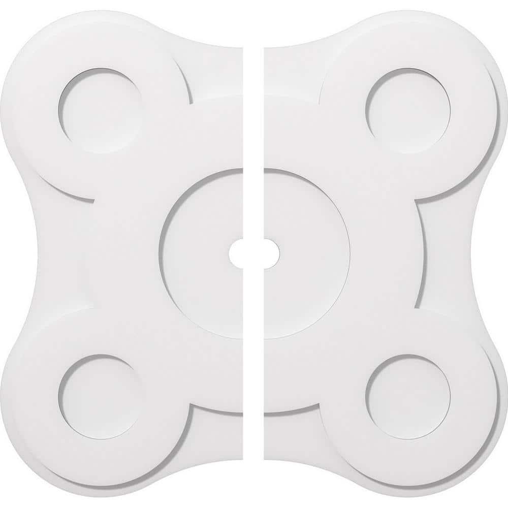 1 in. P X 11 in. C X 32 in. OD X 2 in. ID Luna Architectural Grade PVC Contemporary Ceiling Medallion, Two Piece price history on PriceWatchPro