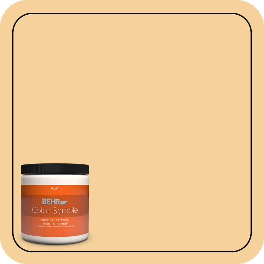 8 oz. #320C-3 Honey Butter Flat Interior/Exterior Paint & Primer Color Sample price history on PriceWatchPro