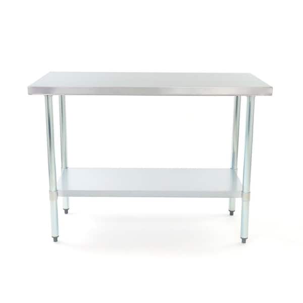 Stainless Steel 48 in. Kitchen Prep Table