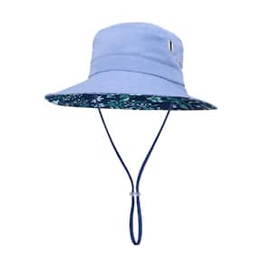 Women's 1-Size Country Blue Gardening Cooling Hat with UPF 50 Plus Sun Protection