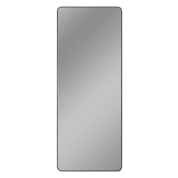 Unbranded 1.5 in. W x 67 in. H Aluminum Matte Black Decorative Mirror