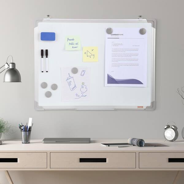 Classroom Whiteboard White Board For Wall Lincia Magnetic Dry Erase Whiteboard With Lines, 24" X 18 White Board Planner For Wall Planning Board Magnetic Ruled Dry Erase Whiteboard With Aluminum Frame For - View #9