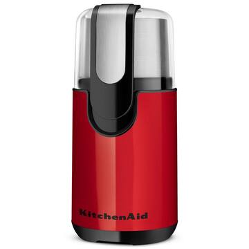 KitchenAid 7 oz. Empire Red Coffee Grinder with Stainless Steel Blade BCG111ER