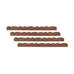 EcoBorder 4 ft. Grey Rubber Curb Landscape Edging (4-Pack) CURB-GRY-4PK ...