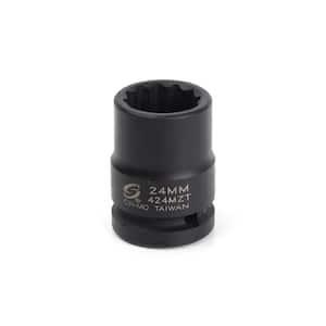 24 mm 3/4 in. Driver 12-Point Socket