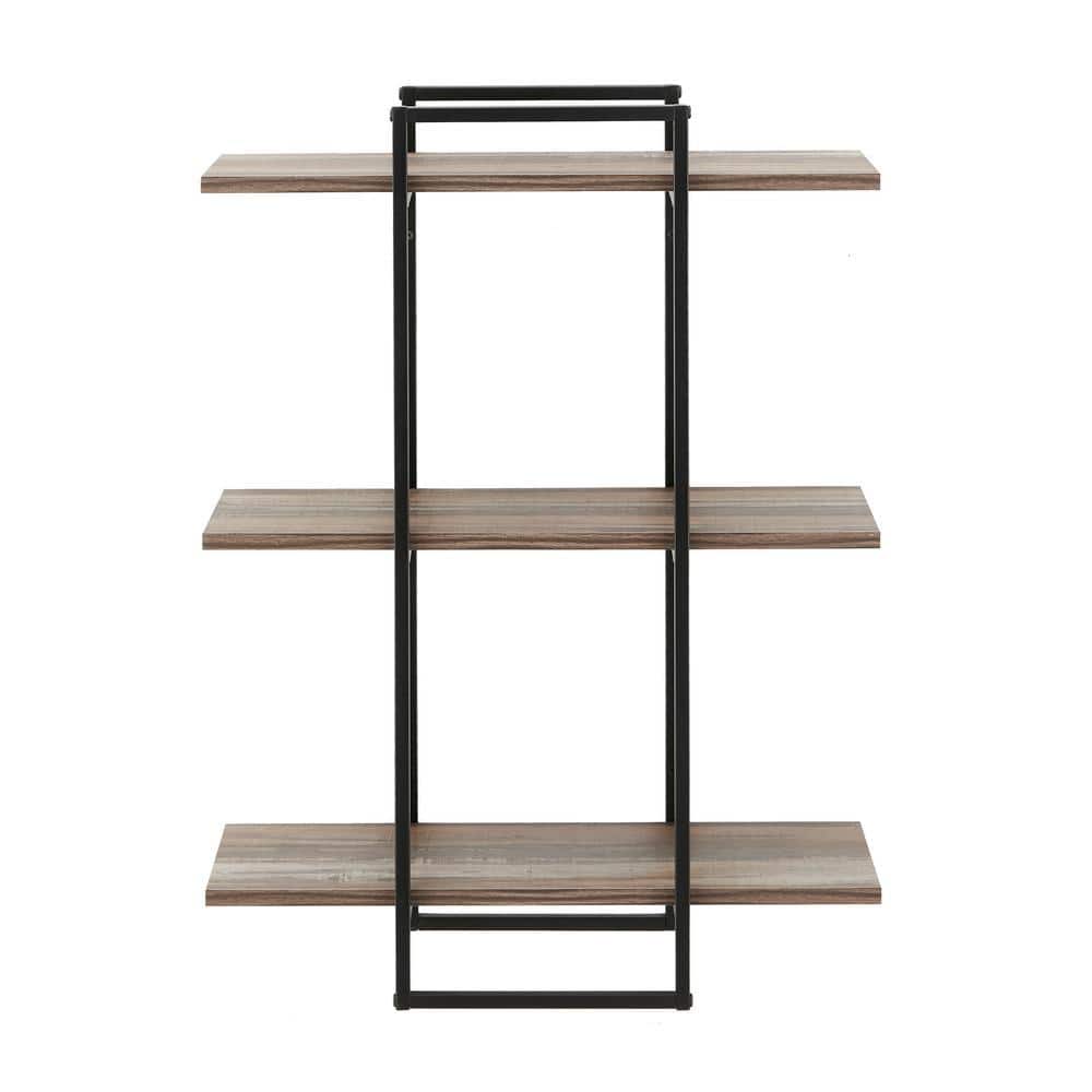 DANYA B Antigua Crossed Double Rectangle Shelf Unit GH21201 - The
