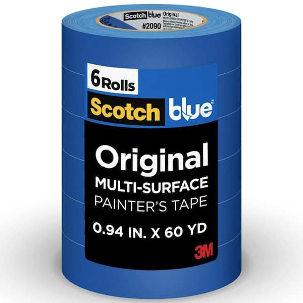 ScotchBlue 0.94 In. x 60 Yds. Original Multi-Surface Painter's Tape (6 Rolls)