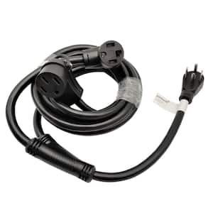 20 ft. 10/4 4-Wire 30 Amp 125/250-Volt 4-Prong NEMA 14-30P to 14-30R and 14-50R Dryer/EV Y Splitter Cord