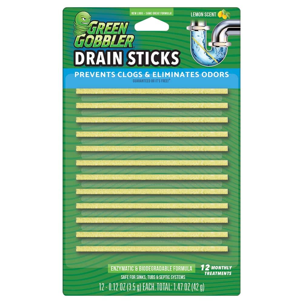 Smart Home Drain Sticks Deodorizer and Drain Cleaner, 18 Pack