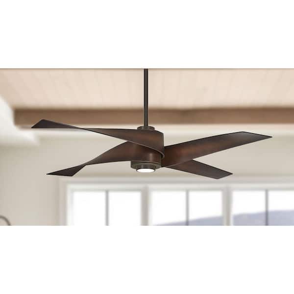 MINKA-AIRE Artemis IV 64 in. Integrated LED Indoor Oil Rubbed