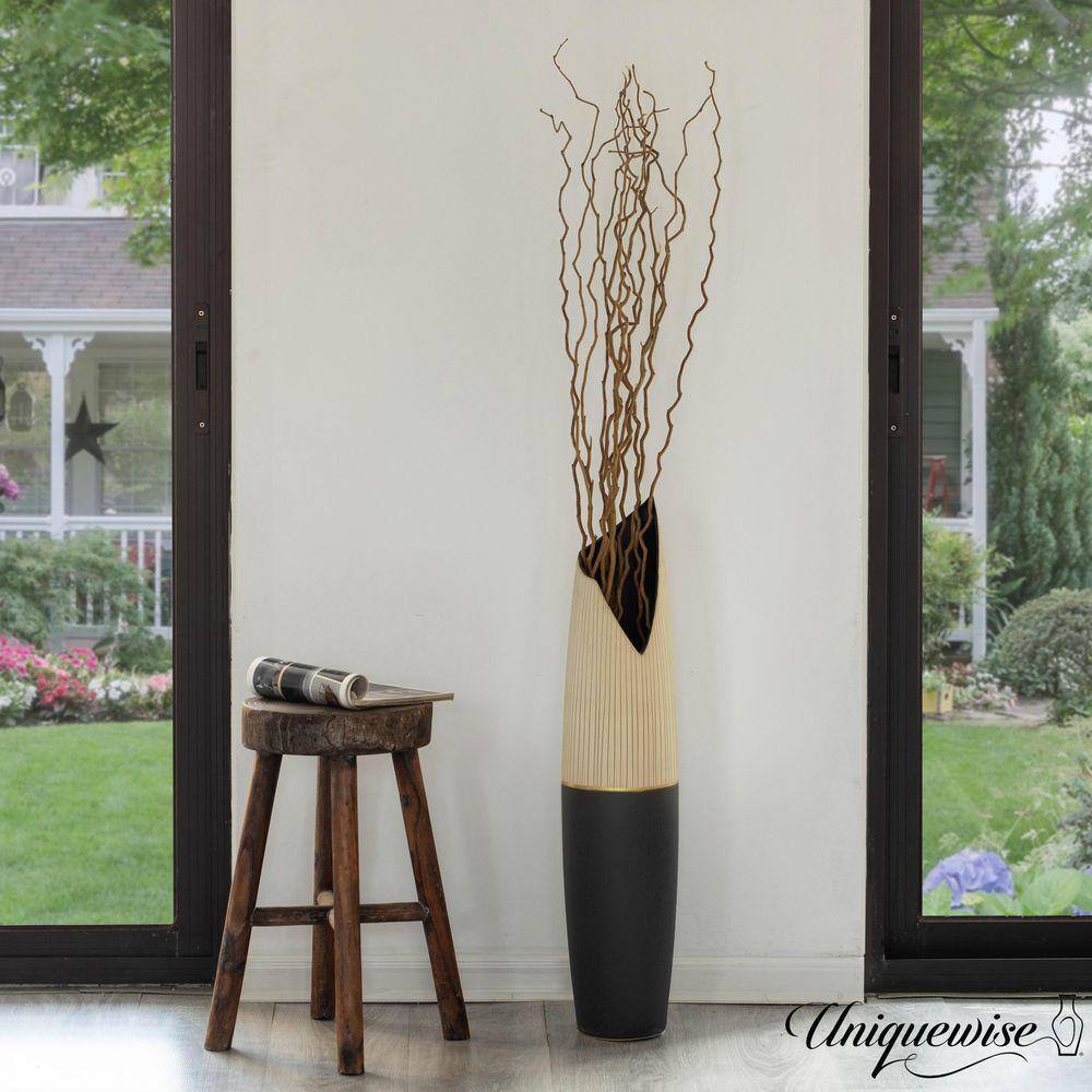 Unique Stems Uniquewise 12-Piece 37 in. Natural Dried Mulberry Artificial Twigs ...
