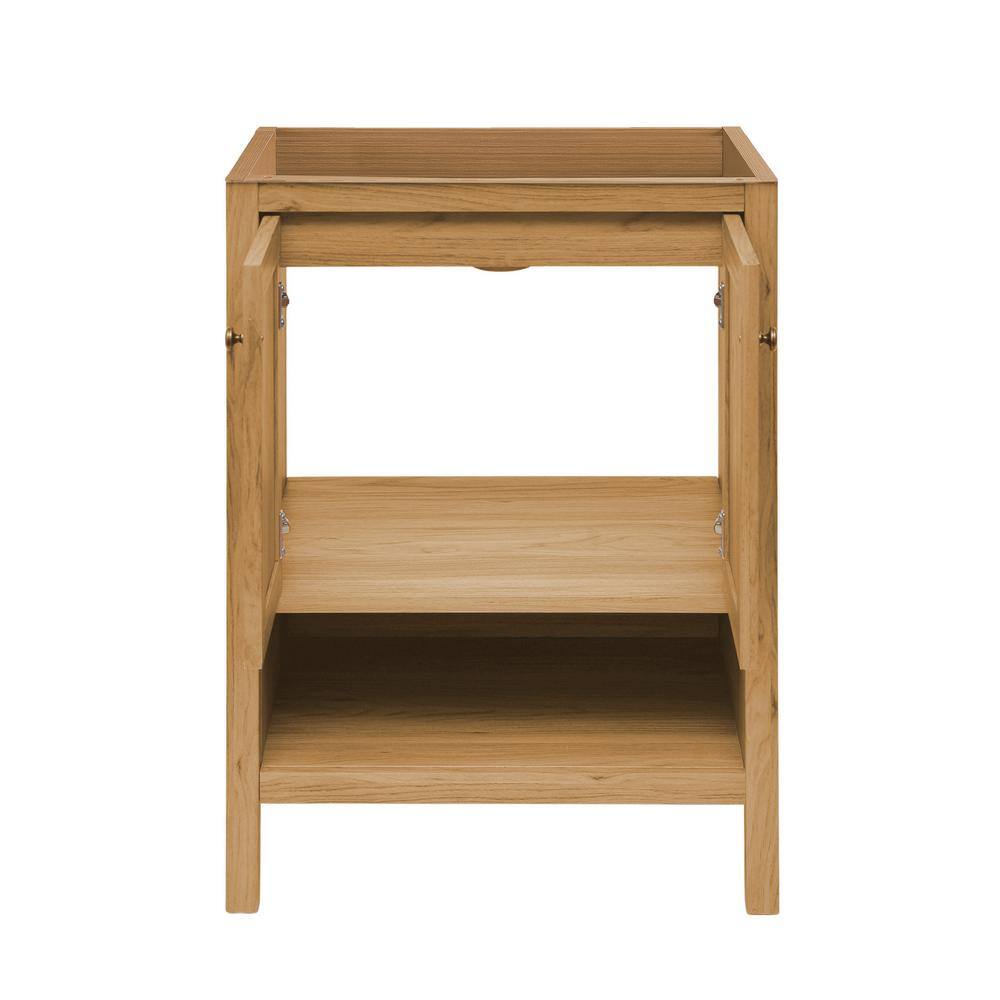 Château 24" Natural Oak Freestanding Bathroom Vanity Cabinet