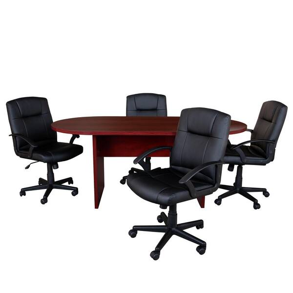 Carnegy Avenue 35 In Rectangular Mahogany Conference Table Set Cga Bln 448337 Ma Hd Carnegy Avenue 35 In Rectangular, Mahogany Rectangular Conference Table Top 6 W