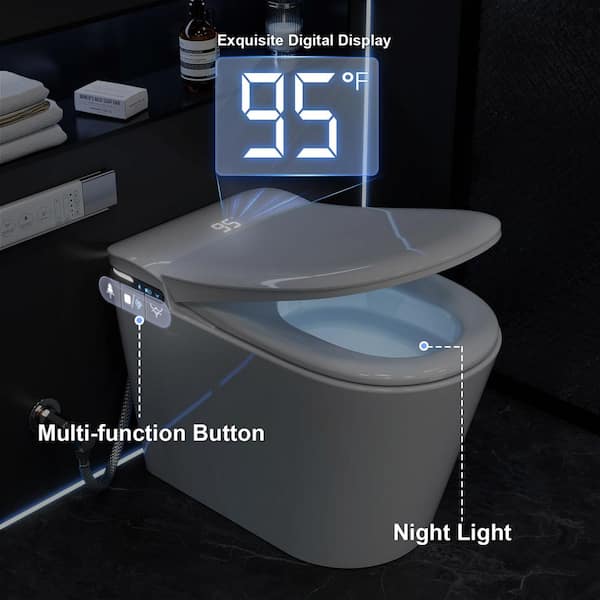 GIVING TREE Smart Toilet Bidet with Warm Air Dryer and Aroma Diffusion