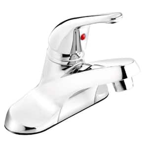 Belanger 4 in. Centerset Single-Handle Bathroom Faucet in Polished Chrome