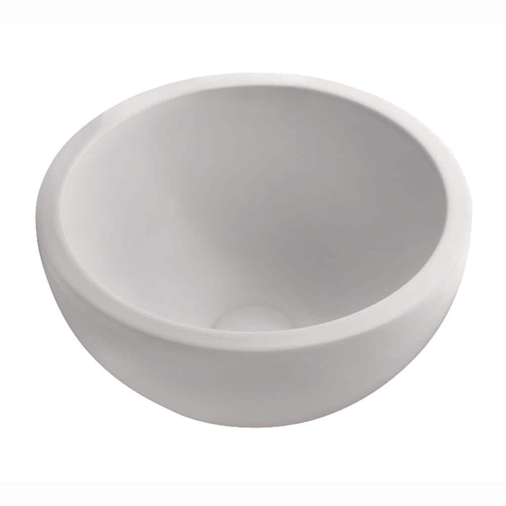 Capri Vessel Sink in White