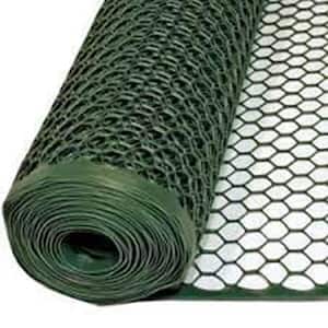 3 ft. x 25 ft. Green Plastic Poultry Fence with 3/4 in. Mesh Size