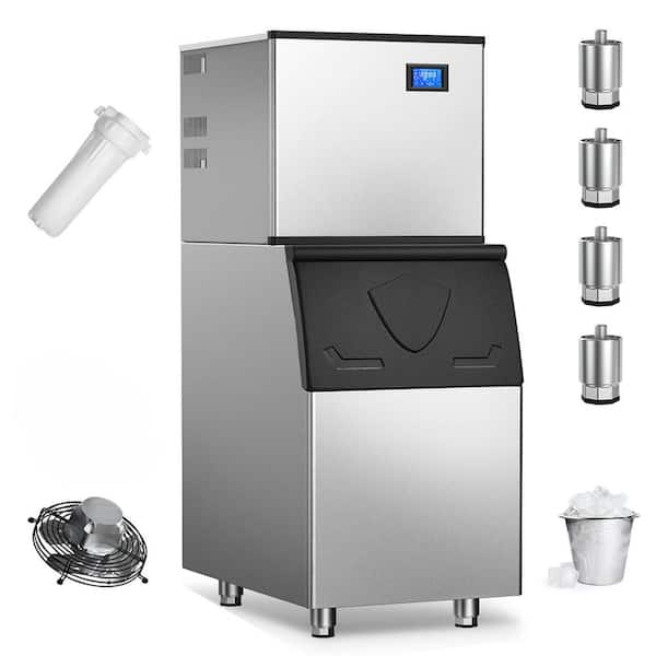 SIMZLIFE 22.2 in. 400 lb./24H Full Size Cubes Freestanding Ice