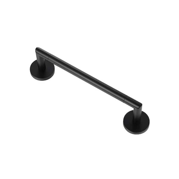 Arcadia 26 in. Wall Mounted Towel Bar-Matte Black Finish