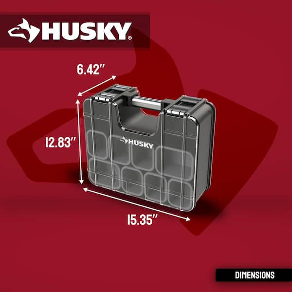Husky 33-Compartment Adjustable Double Sided Tool Storage