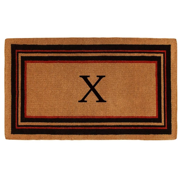 Calloway Mills Esquire Extra-Thick 36 in. x 72 in. Monogram X Door Mat