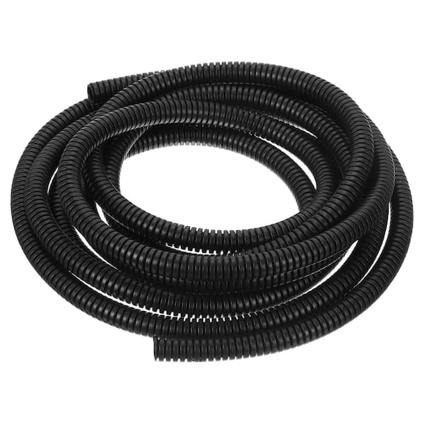 10 ft Split Wire Loom Tubing 1/4 in Inner Dia Flexible PP Cable Conduit Sleeve for Wire Protection