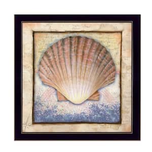 Shell by Unknown 1 Piece Framed Graphic Print Typography Art Print 14 in. x 14 in. .