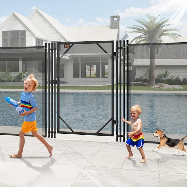 SKYSHALO Pool Fence Gate x FT Removable Inground Pool Gate