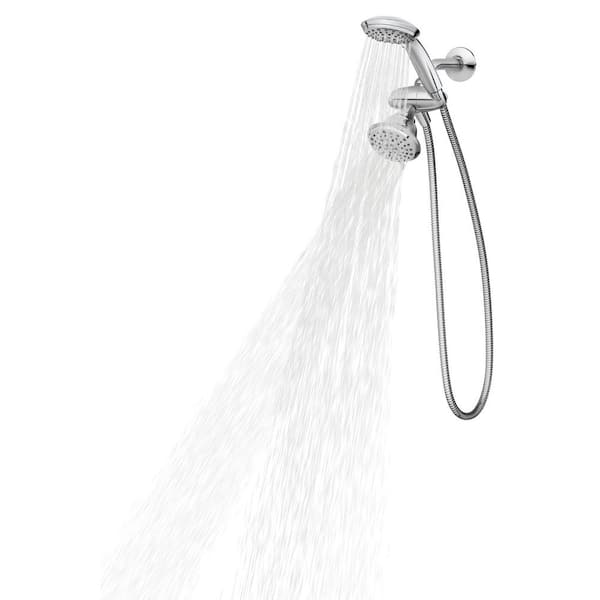 MOEN - Attune 6-Spray Patterns, 4 in. Wall Mount Combo Handheld Showerhead in Chrome
