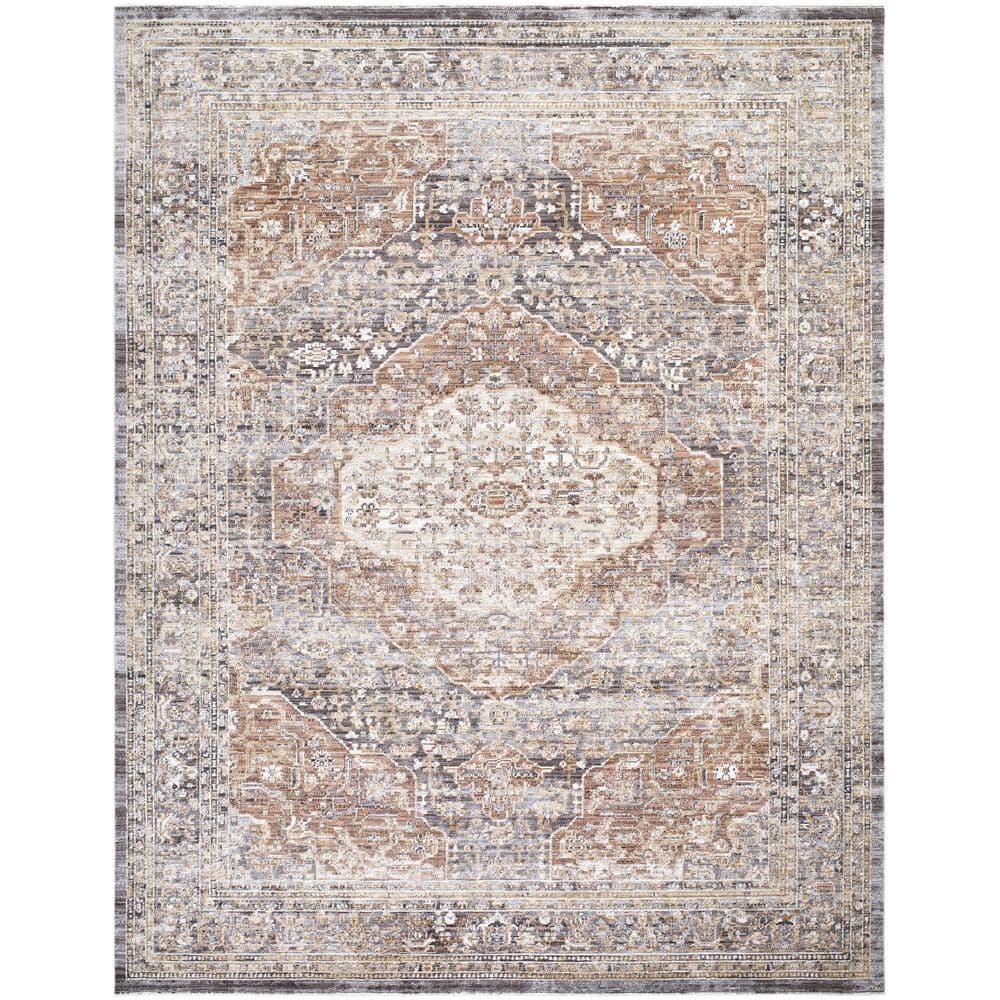 Mansfield MFD-2308 6 ft. x 9 ft. Brown Machine Woven Area Rug price history on PriceWatchPro