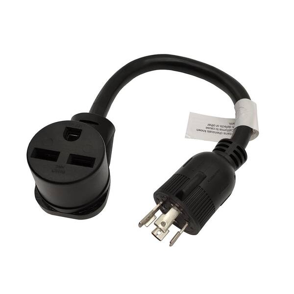 Parkworld 1 5 Ft 10 3 3 Wire Generator 30 Amp 125 250 Volt 4 Prong Locking Plug L14 30p To 3 Prong Locking 6 30r Adapter Cord 50 The Home Depot
