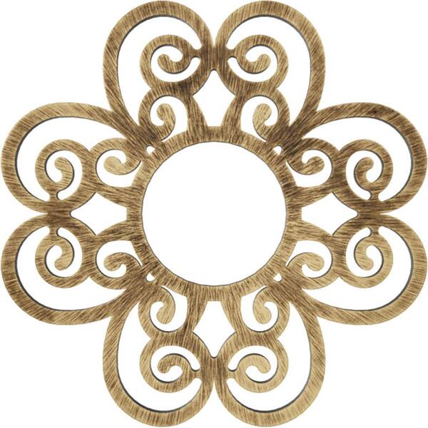 Ekena Millwork 3/4 in. x 24 in. x 24 in. Cohen Architectural Grade PVC Peirced Ceiling Medallion